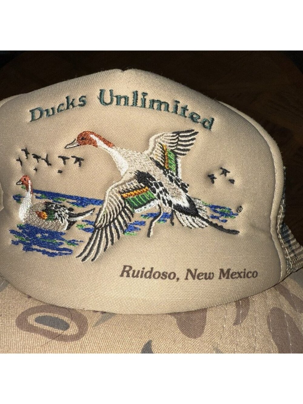 Vintage Ducks Unlimited Snapback Hat Ruidoso New Mexico Hat RARE Widgeon Series